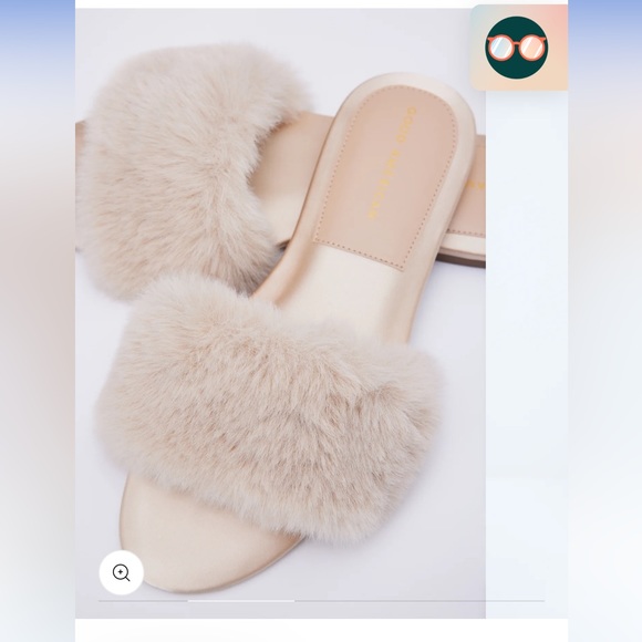 Good American Furry Slide Sandal - Picture 4 of 5